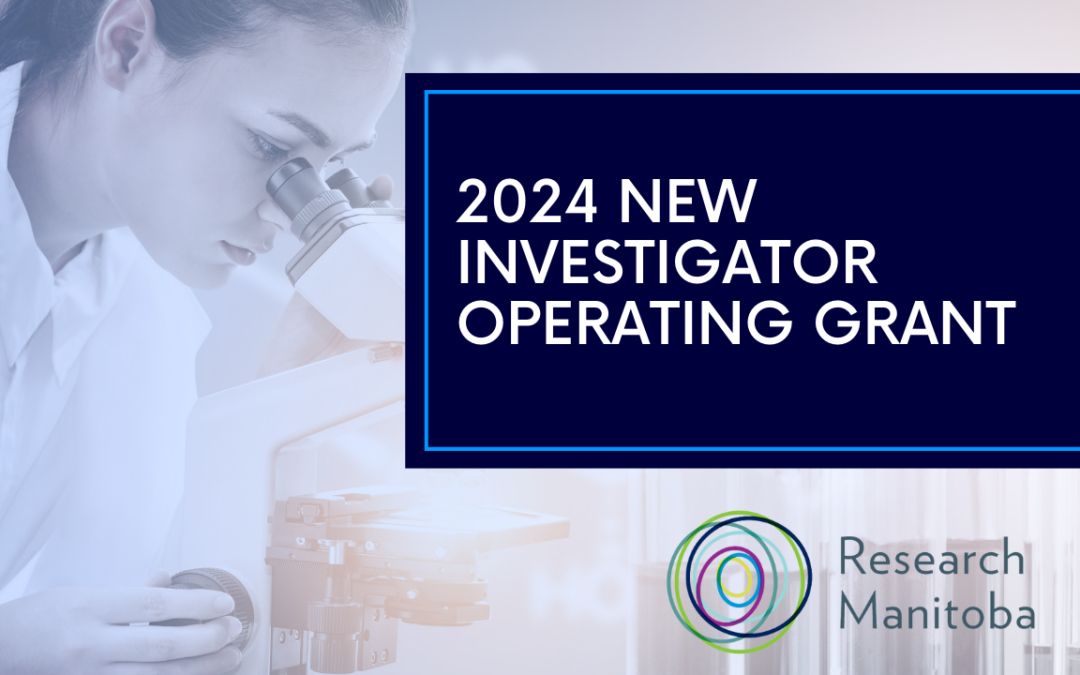 2024 New Investigator Operating Grants opens
