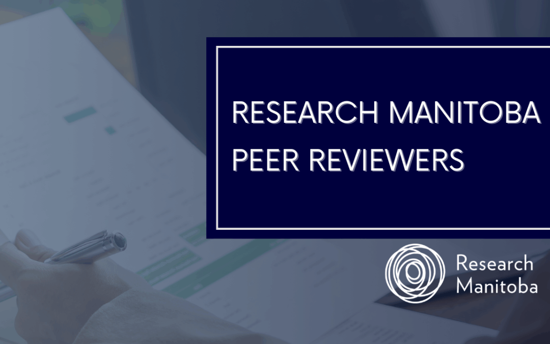 Research Manitoba accepting applications for College of Reviewers
